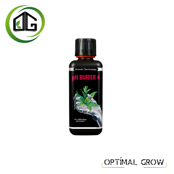 Growth Technology pH Buffer 4 (300ml) - Solution d'étalonnage