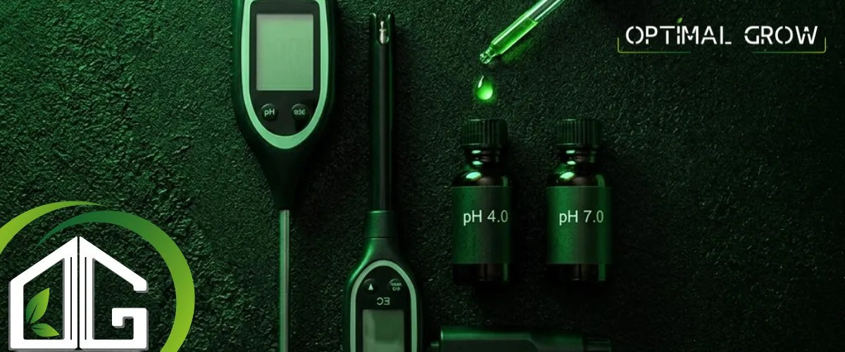 Tableau valeurs pH et EC par substrat en culture indoor — terre coco hydroponie