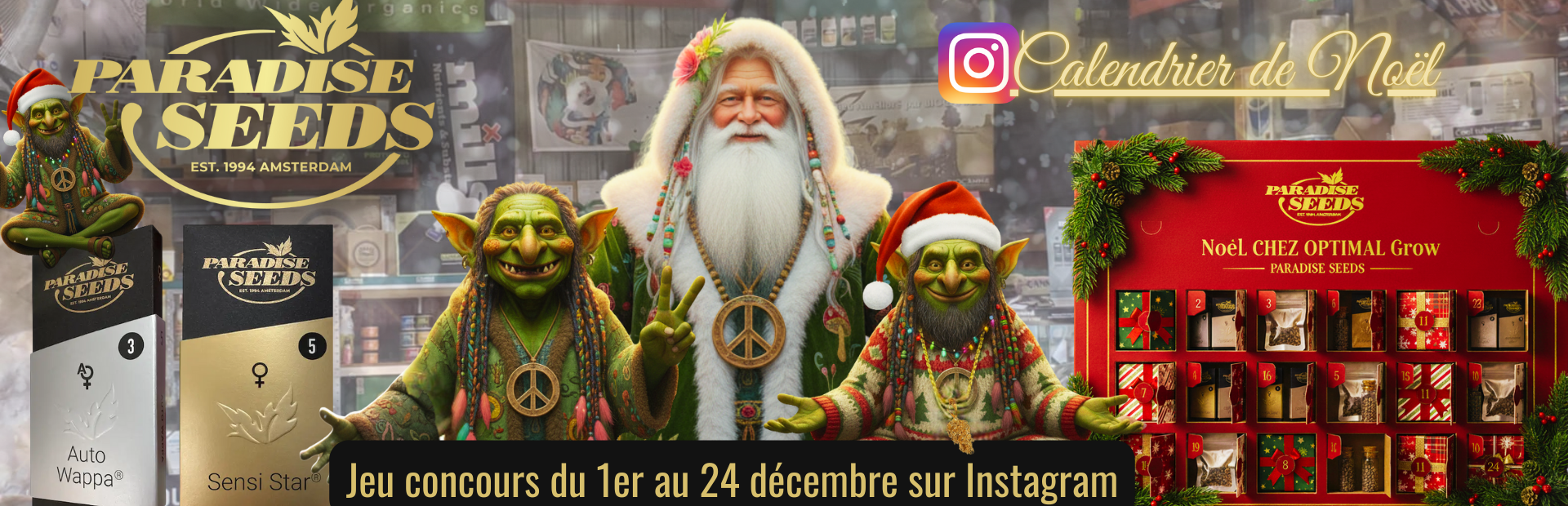 Bannière de Optimal Grow - Produits et accessoires pour la culture urbaine indoor