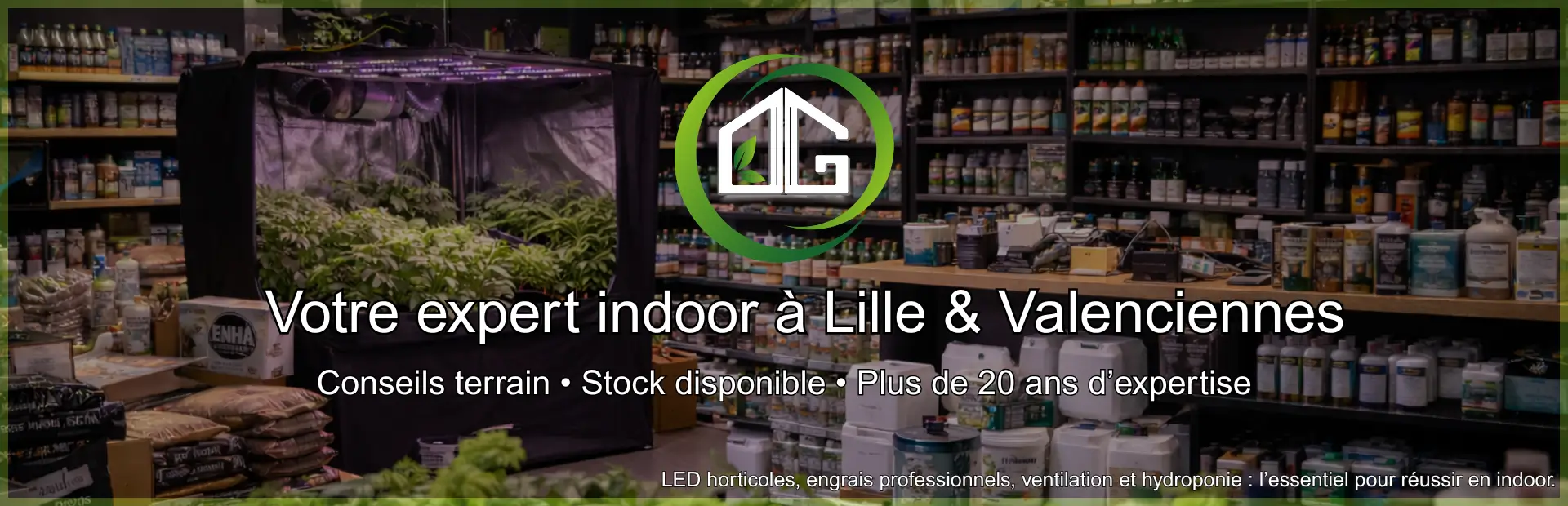 Bannière de Optimal Grow - Produits et accessoires pour la culture urbaine indoor